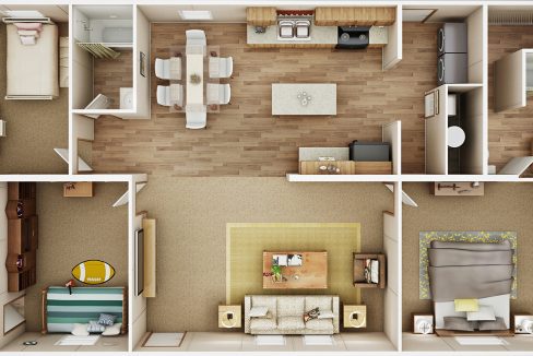Satisfaction by Clayton Homes (TRU Satisfaction) 3D Floor plan